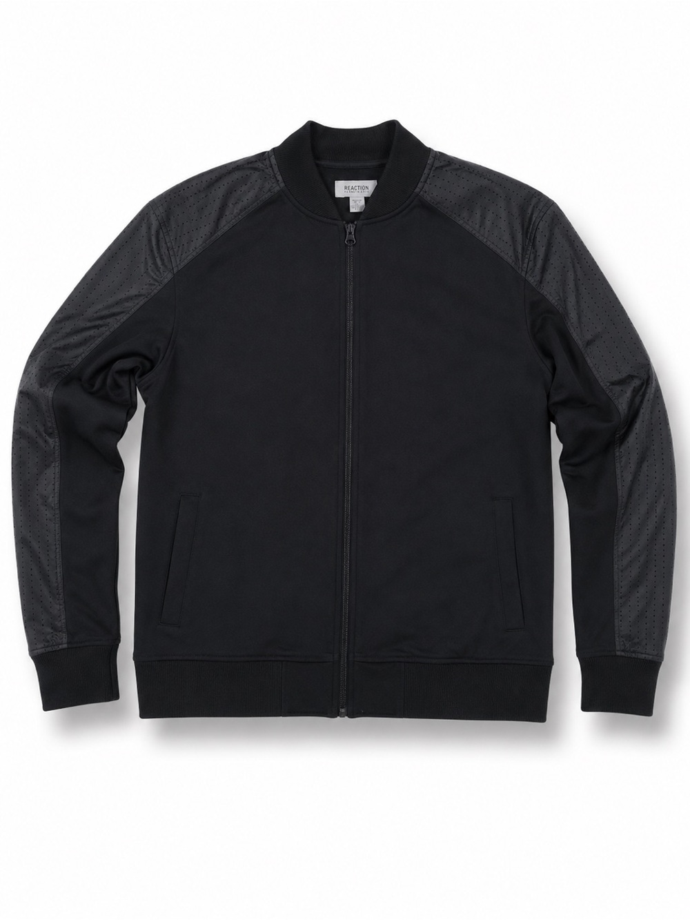 Kenneth Cole Men's Black Zip-Up Sweater Jacket size m